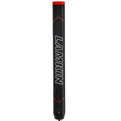 Sink Fit Rubber Straight Putter Grip Black Red