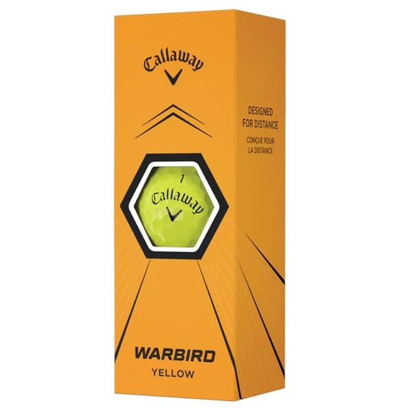 Callaway Warbird 21 Golf Ball Dozens Yellow - Image 4