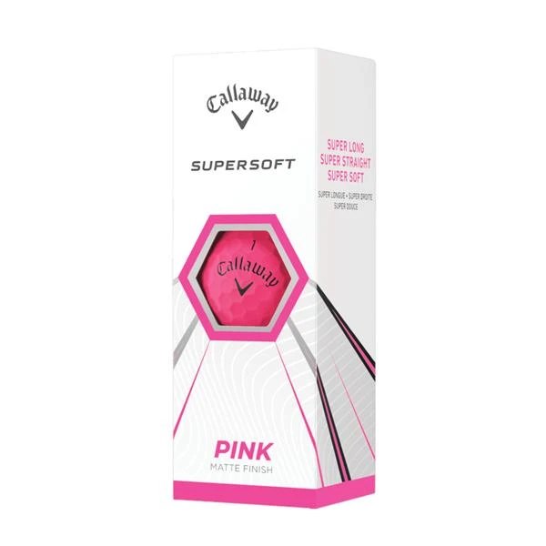 Callaway Supersoft 21 Golf Ball Dozens Pink - Image 4