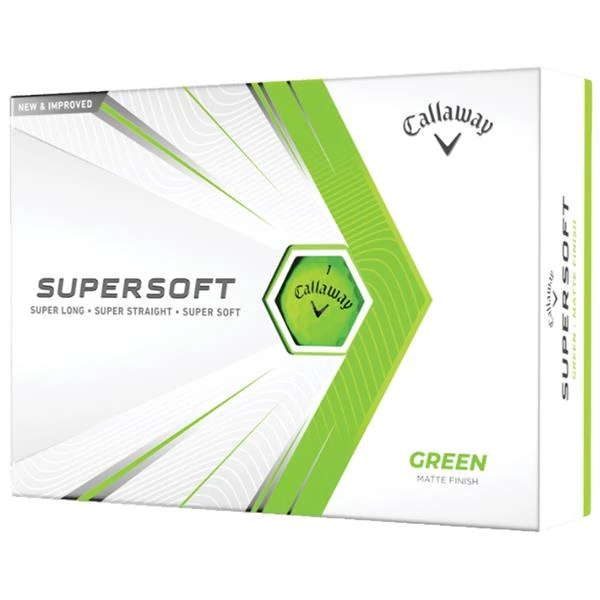 Callaway Supersoft 21 Golf Ball Dozens Green