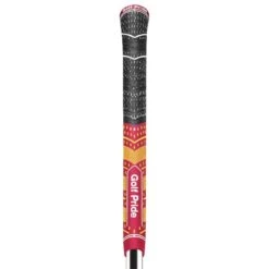 Golf Pride MCC Teams Midsize Grip . Dark Red Yellow