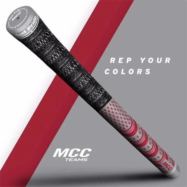 Golf Pride MCC Teams Standard Grip . Grey - Red - Image 4