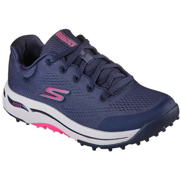 Skechers Ladies Go Golf Arch Fit Balance Navy - Pink - Image 5