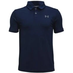 Under Armour Boys Performance Polo Navy (408)