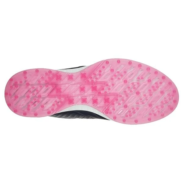 Skechers Ladies Go Golf Elite 3 Grand Shoes Navy - Pink - Image 2