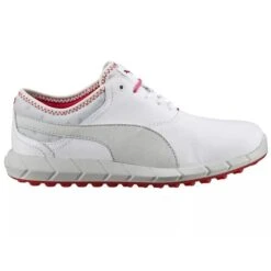 Puma Ladies Ignite Shoes White - Grey - Red