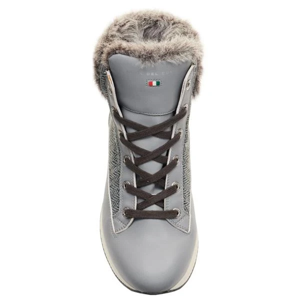 Ladies Lascala Boots Grey Tweed - Image 5