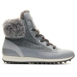 Ladies Lascala Boots Grey Tweed