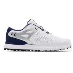 Under Armour Ladies Charged Breathe Spikeless Shoes White (103)
