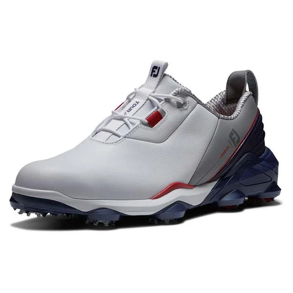 FootJoy Gents FJ Tour Alpha Shoes White - Navy - Grey - Image 5