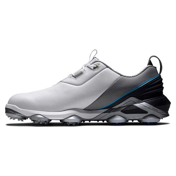 FootJoy Gents Tour Alpha Shoes White Grey Blue - Image 3