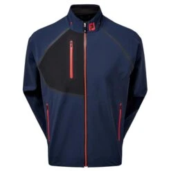 FootJoy Gents HydroTour Waterproof Jacket Navy - Black - Red