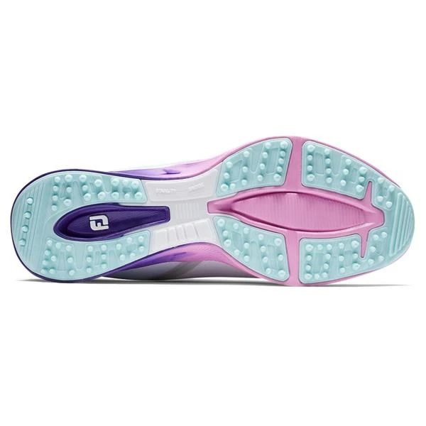 FootJoy Ladies FJ Fuel Sport Shoes White - Purple - Pink - Image 2