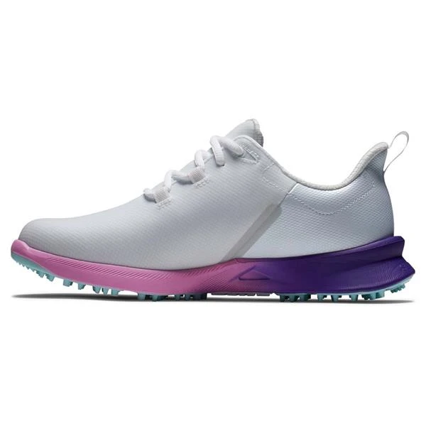 FootJoy Ladies FJ Fuel Sport Shoes White - Purple - Pink - Image 3