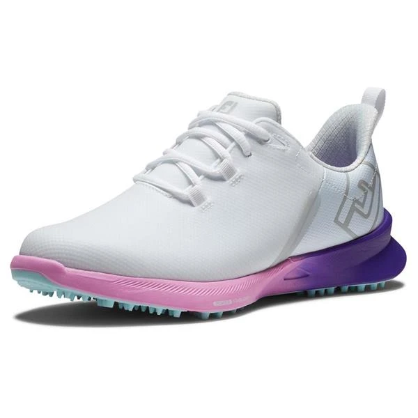 FootJoy Ladies FJ Fuel Sport Shoes White - Purple - Pink - Image 5