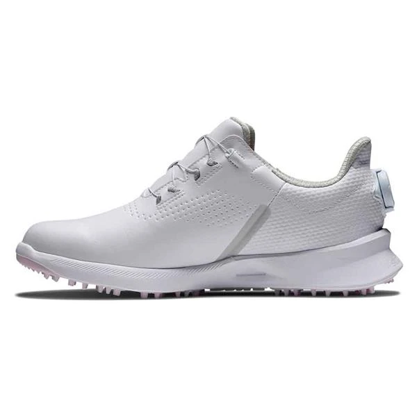 FootJoy Ladies FJ Fuel Spikeless Shoes White - Pink - BOA - Image 3