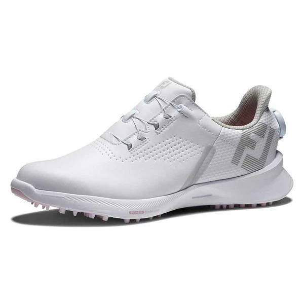 FootJoy Ladies FJ Fuel Spikeless Shoes White - Pink - BOA - Image 5