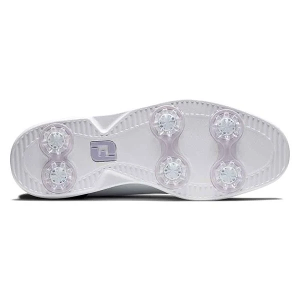 FootJoy Ladies FJ Traditions Shoes White - Navy - Image 2