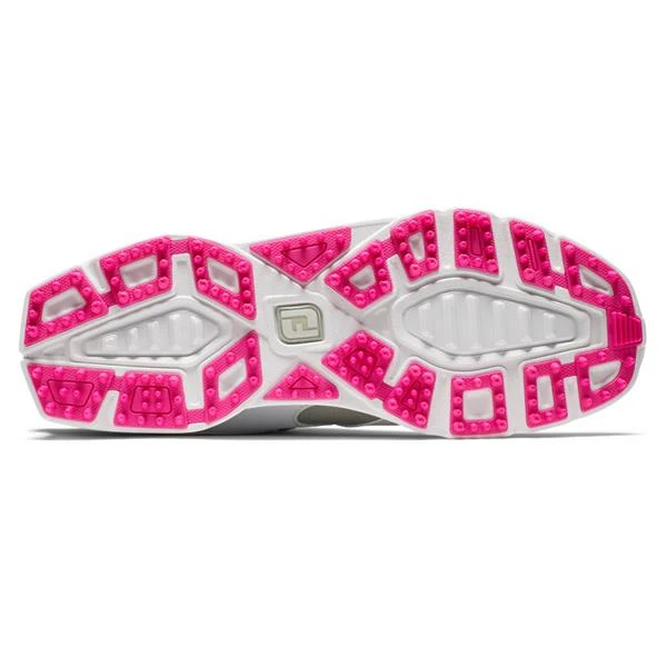 FootJoy Ladies Pro SL Boa Shoe White - Silver - Rose - Image 2