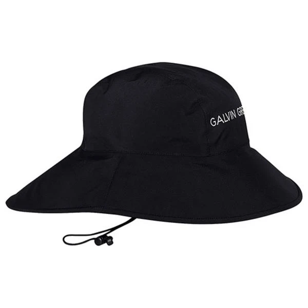 Galvin Green Gents Aqua GORE-TEX® Paclite® Waterproof Golf Hat Black