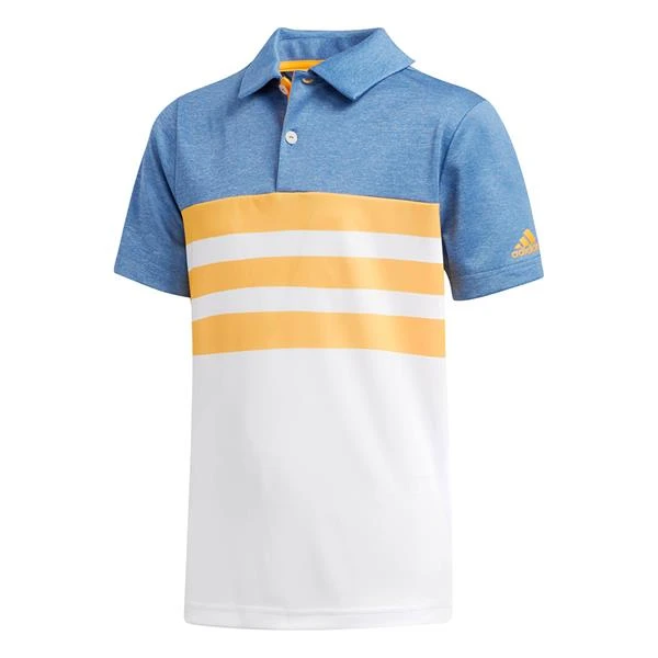 ADIDAS Junior - Boys 3-Stripe Polo Shirt Real Gold