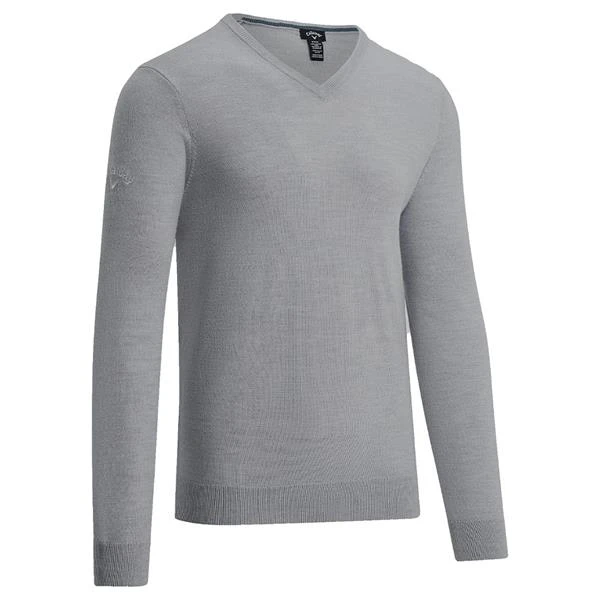 Callaway Gents Long Sleeve V-Neck Merino Sweater Griffin (040)