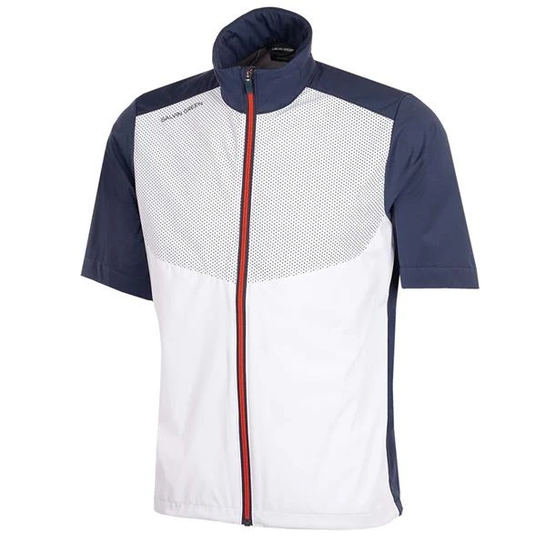 Galvin Green Gents Livingston Short Sleeve Jacket White - Navy - Orange (13)