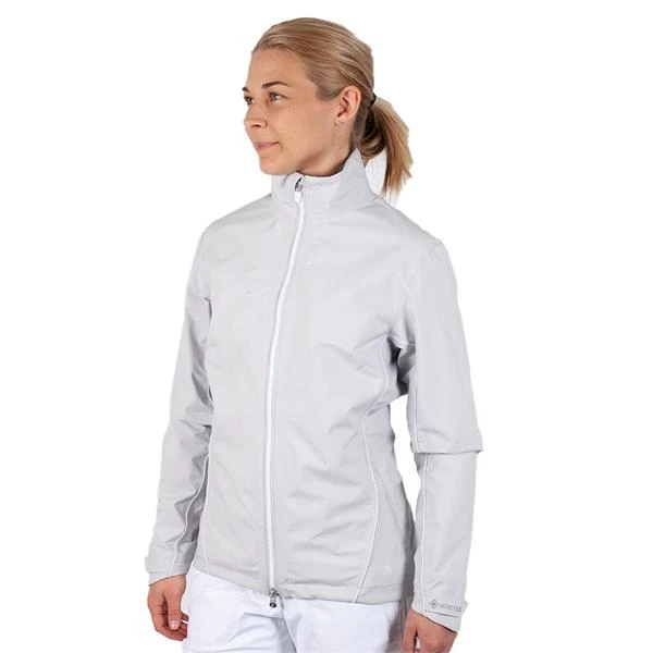 Galvin Green Ladies Arissa Waterproof GORE-TEX Jacket Grey - White - Image 3