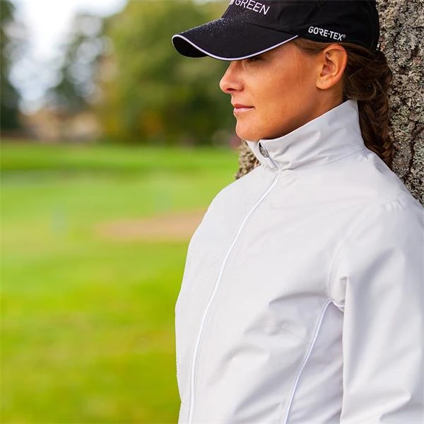 Galvin Green Ladies Arissa Waterproof GORE-TEX Jacket Grey - White - Image 4