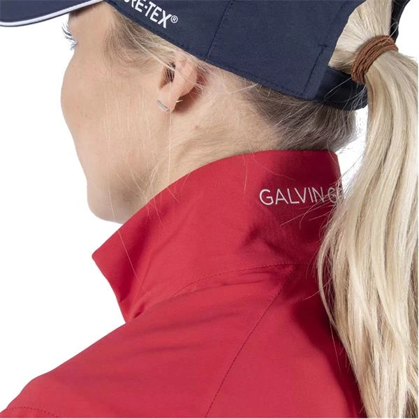 Galvin Green Ladies Arissa Waterproof GORE-TEX Jacket Red - White - Image 5