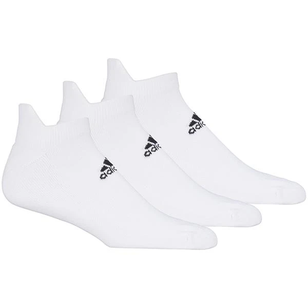 ADIDAS Gents Ankle 3-Pack Socks White - Image 2