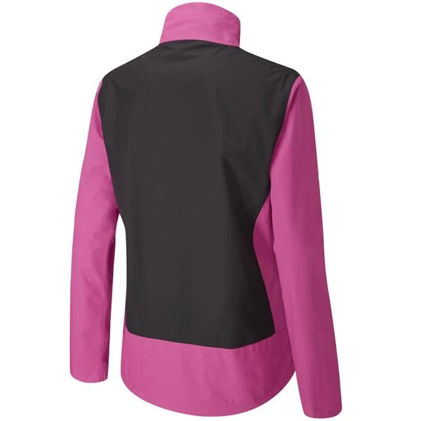 Ping Ladies Juno Waterproof Jacket Fuchsia - Black - Image 2