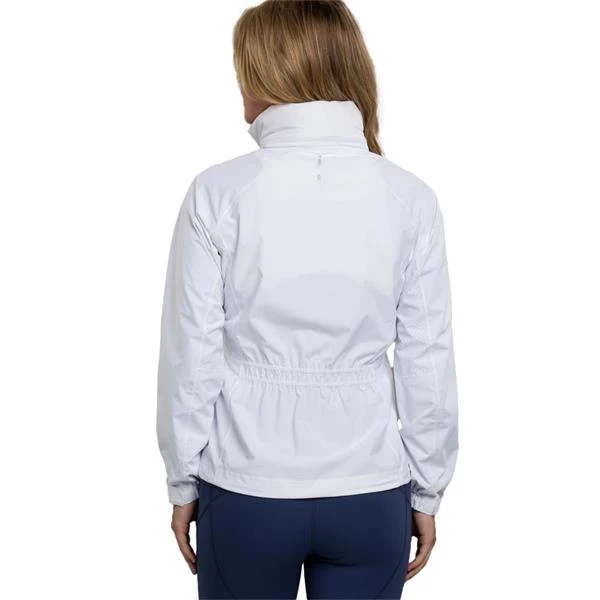 Ladies Olivia Hooded Waterproof Jacket White - Image 2