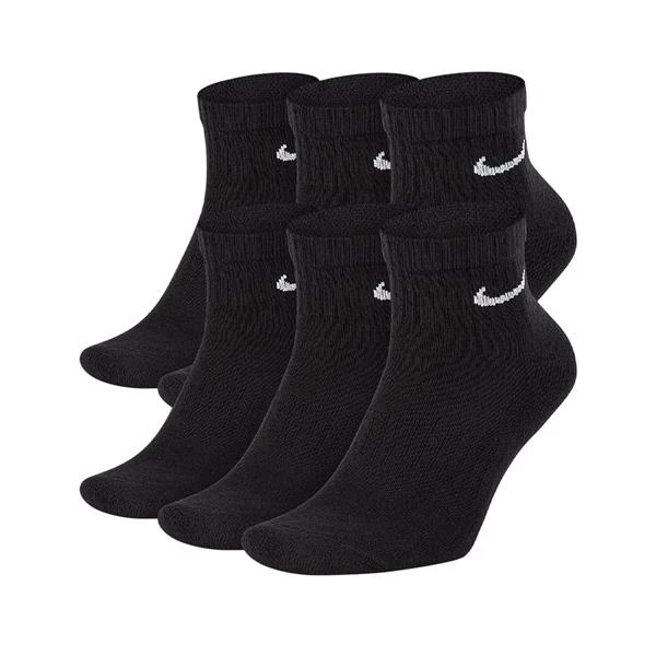 Nike Everyday Cushioned Angle Socks 6-Pack Black (010)