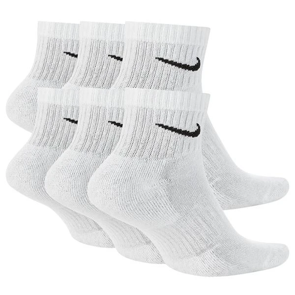 Nike Everyday Cushioned Angle Socks 6-Pack White (100) - Image 2