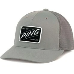Ping One Putt Cap 211 Silver Black